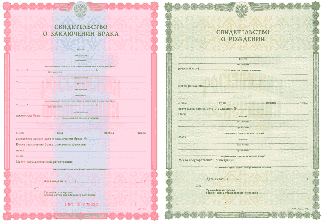 Купить больничный, медицинский сертификат сертификат, свидетельства о рождении, о смерти, о браке, о разводе